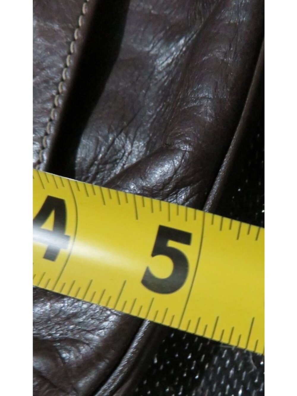 Longchamp Vintage Brown Italian Leather Luxury Snap Closure Flap Clutch Pouch - Picture 9 of 9